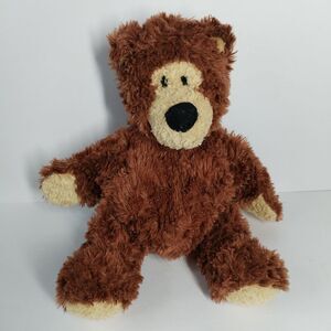 Aurora World Brown Tan Face Paws TEDDY Bear 9" Sitting Bean Plush Tubbie Wubbie